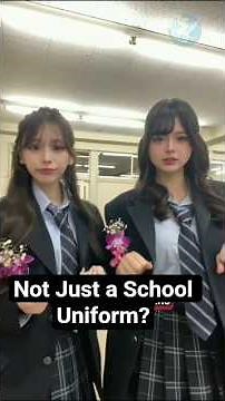 Japanese School Uniforms: Discipline and Style #shortvideo