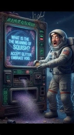 Lost in space: Glitter, Dread, and alien vending machine!