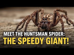 Meet the Huntsman Spider: The Speedy Giant!