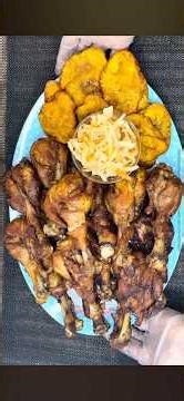 Crispy Haitian fried chicken bursting with bold Creole flavor🔥#yt #food #friedchicken #shorts #fypシ