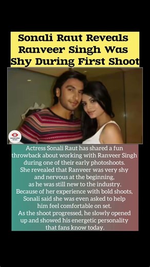 Sonali Raut Reveals Ranveer Singh Was Shy During First Shoot #nivetadhingramusic