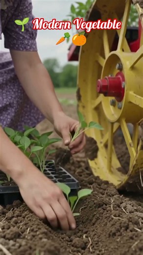 Modern Vegetable Transplanting Machine | Smart Farming Technology | Precision Farming #horse #viral