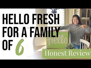 HONEST REVIEW of HelloFresh for FAMILY OF 6 - Was it worth the price? Yes, here's why.