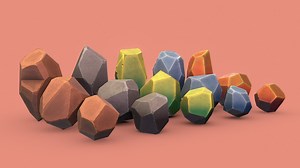 Low Poly Stylized Rocks - Download Free 3D model by Erdem Dağdelen (@erdmdgdln)