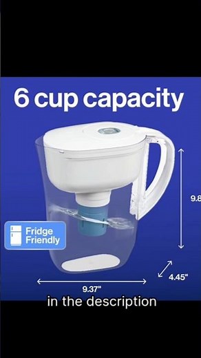 Brita Water Filter Pitcher for Tap and Drinking Water with 1 Elite Filter