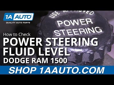 How to Check Power Steering Fluid Level 94-02 Dodge Ram 1500
