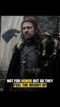 The Honor of Ned Stark