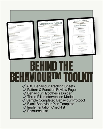 Behavior Intervention Toolkit | ODD, Autism, ADHD, PDA Support | School & Home Behavior Plan | Functional Behavior Analysis - Etsy Canada