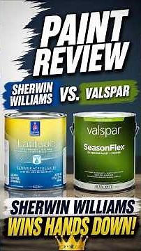 Sherwin-Williams Latitude vs Valspar SeasonFlex | One Clear Winner!