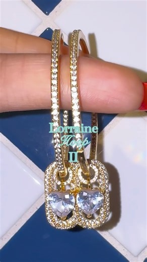 Aasiya Saran | The Lorraine Hoop II @goodluxxleimertpark • • • #jewelry #goodluxx #passion #reel | Instagram