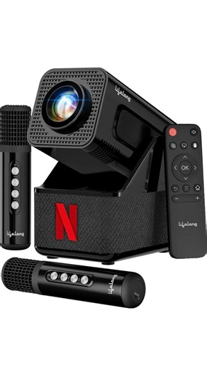 Lifelong 4K Projector 😱 150″ Screen + 20W Sound! | Worth It? #shorts #projector #4kprojector