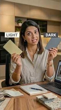 Light vs. Dark Kitchen Cabinets? 🎨 4 Rules You Need to Know!