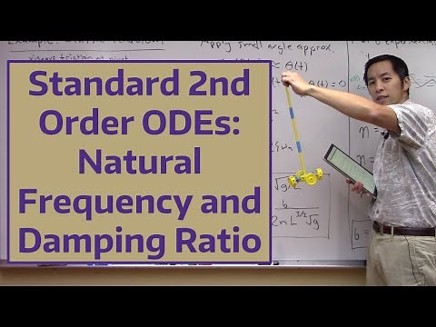 Standard 2nd Order ODEs: Natural Frequency and Damping Ratio