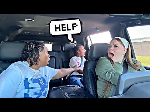 SCREAMING "HELP" OUT THE WINDOW TO SEE MY PARENTS REACTION!!