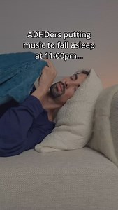 Falling asleep to calm, relaxing music… only to wake up with the most random song. | Propel: ADHD Games