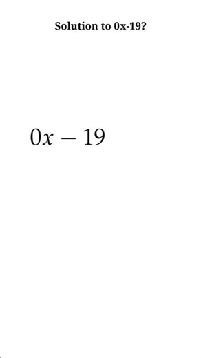 Solution to 0x-19