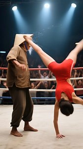 Vietnamese Farmer vs Western Sporty Girl | Boxing Clash #BoxingReels #VietnameseFarmer #SportyGirl #EpicClash #CombatReels #ArenaBattle #FightNight #TrendingFights #TraditionVsModern #RingShowdown | Justien