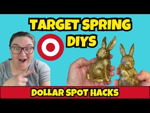 Target Dollar Spot SPRING DIYs 🌸 High-End Tray Decor for LESS!