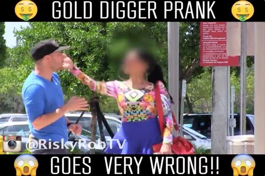 Gold Digger Prank Via RiskyRobTV | Today's Trends