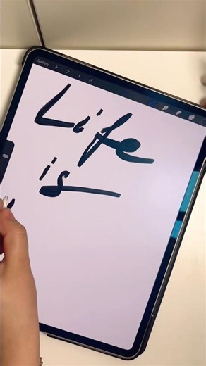 Procreate lettering #procreate#lettering