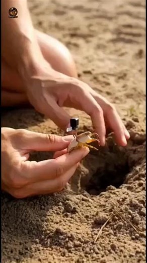 POV: Inside a Tiger Beetle Larva’s Underground Trap.