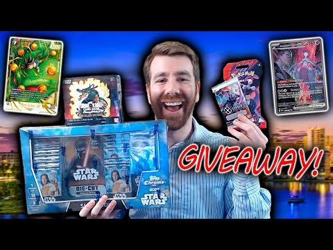 TCG Variety Pack Battle Giveaway! Pokemon Destined Rivals - Dragon Ball - Gundam - Star Wars