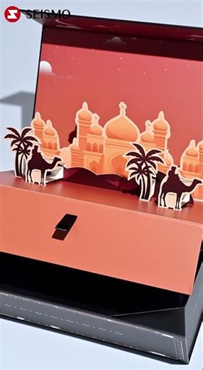 A 3D Pop-Up Gift Box Designed for Storytelling & Space Efficiency