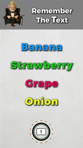 Color & Word Memory Test 🧠 Daily Brain Exercise #braintraining #cognitivetest #dementiaprevention