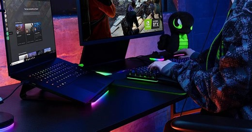 Massive 54% price drop delivers new low on Razer's black Chroma RGB laptop stand at $69