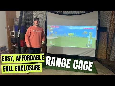 Range Cage - BEST Budget Golf Net Impact Screen! GoSports