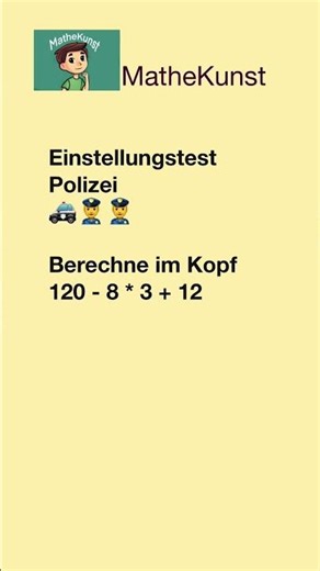 Police recruitment test 👮 Applying arithmetic operations #mathematics