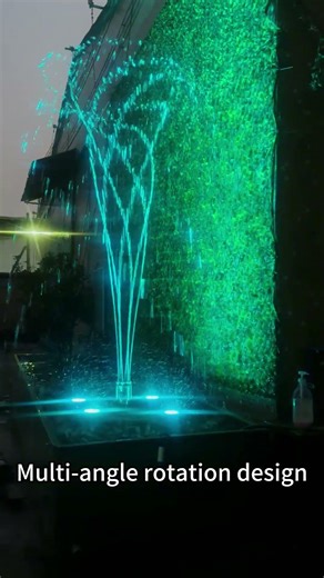 Rotating flower basket fountain #fountain