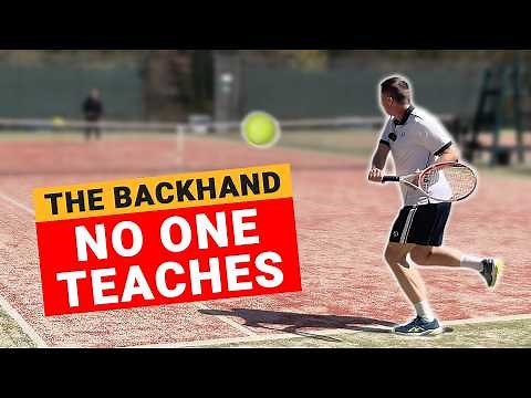 One Handed Backhand in Open Stance | Tennis Technique & Strategy Guide