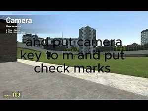 how to make a working camera in gmod
