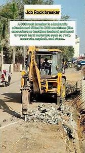 jcb rock breaker #construction #civilengineering #youtubeshorts #ytshorts #jcb #shortvideo