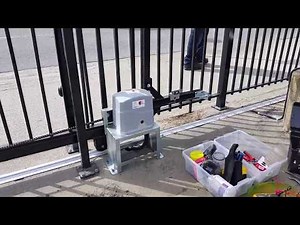 Sliding gate operator (Chain Driven) Installation services & Driveway Gate by Royal Gates in CANADA