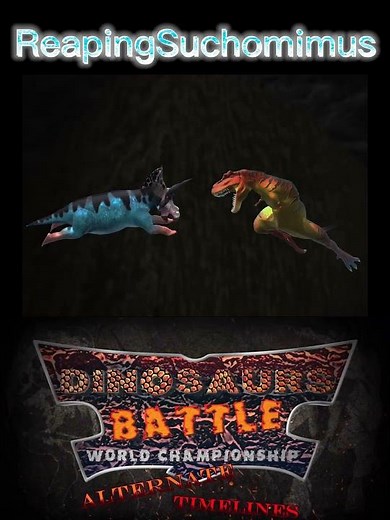 Dinosaur battle s2 GC7 (Siamotyrannus vs Diceratops) | DBWC alternate timelines