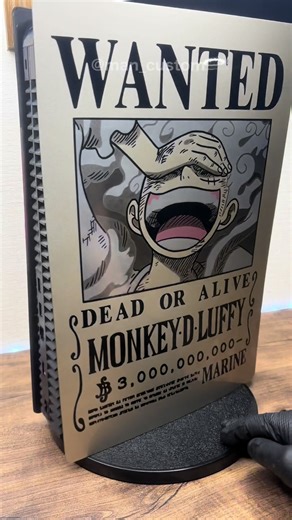 Custom PlayStation5 For Monkey D. Luffy #onepiece #luffy #gear5 | ps5