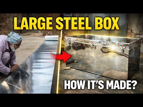 Large Steel Box Manufacturing Process | Heavy Duty Metal Fabrication