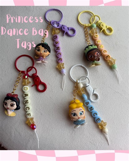 Princess Dance Bag Tag - Etsy