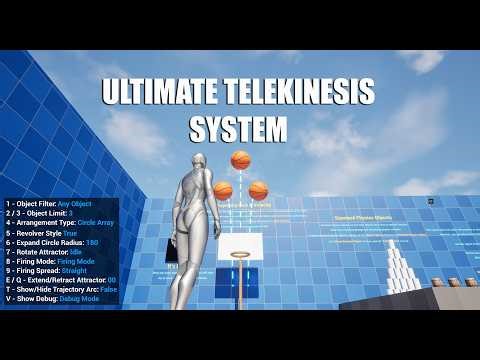 Ultimate Telekinesis System | Dead Space Puzzles, Smart Capture Array & Physics | FAB Asset