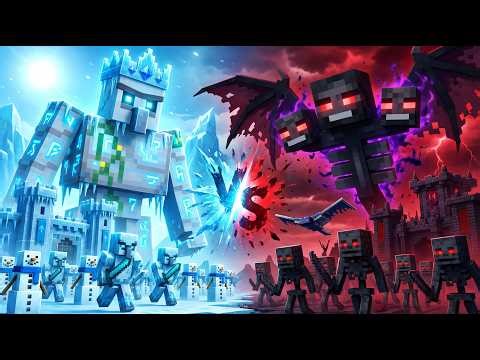 Frost Iron Golem vs Wither Legion: The Frozen Apocalypse | Minecraft Animation | Full Movie