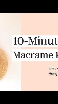 Super Easy DIY Macrame Hat Hanger Tutorial for Beginners