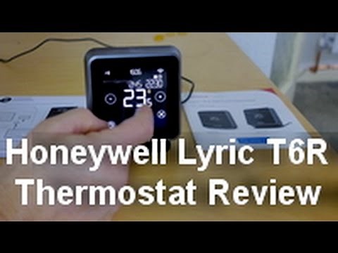 honeywell lyric t6r wireless thermostat review and walk through