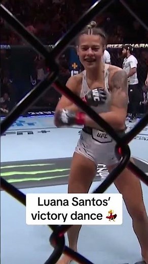 Luana Santos’ victory dance 💃 #UFCDenver
