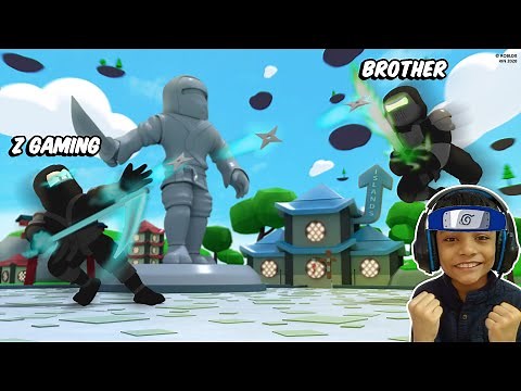 MY BROTHER IS A NINJA IN ROBLOX