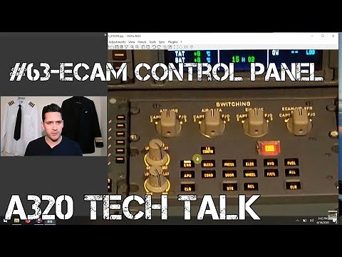 Airbus A320 Cockpit Tour: #63 - ECAM Control Panel: What do all those buttons do?!