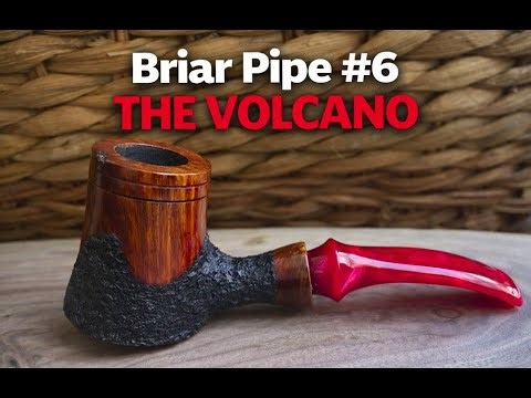 Briar Pipe #6 – The Volcano | Beauty Born From Failure #WoodenPipe #BriarPipe #HandmadePipe