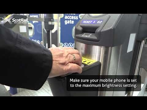 How to use our ticket barriers - with an mTicket