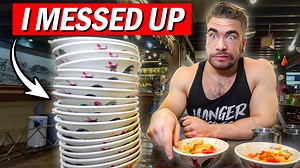 THE NOODLE EATING CHALLENGE I REGRET ORDERING... I MESSED UP. I seriously misjudged this challenge and my mistake in ordering lead to my demise! Today we try a Thai boat noodle challenge with 20 bowls of noodles - the prize for eating these noodles is also the weirdest challenge I have ever seen.. | Joel Hansen - Model Vs Food